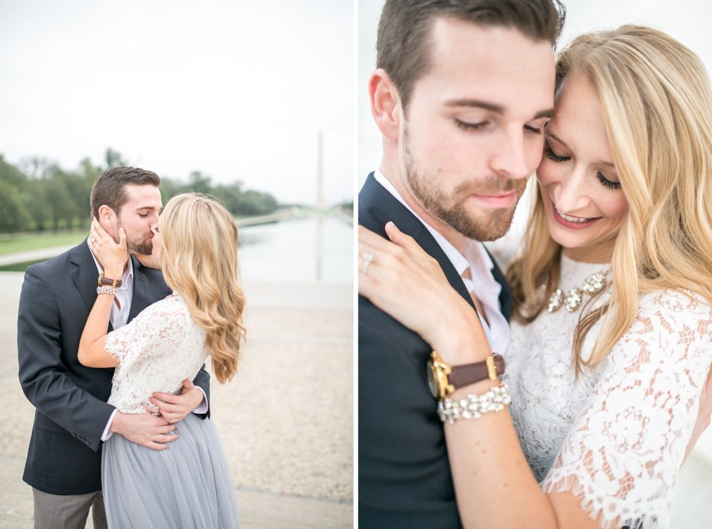 Washington Monument Engagement Photo