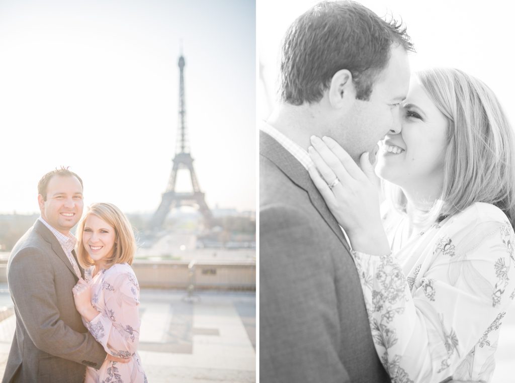 Trocadero Paris Engagement Photo