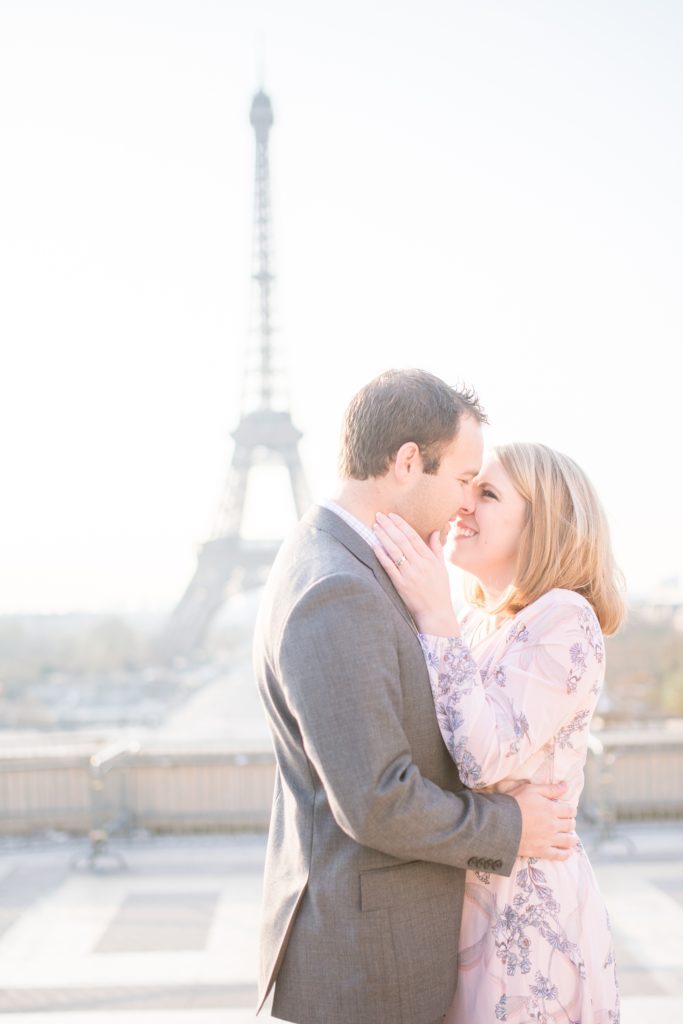 Trocadero Paris Engagement Photo